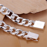 Silver 925 Necklace for Men 10mm Chain 20inch Choker Jewelry