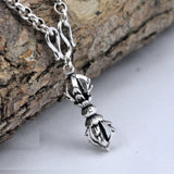 925 Silver Vajra Buddhist Instruments Unisex Pendant