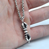 925 Silver Vajra Buddhist Instruments Unisex Pendant