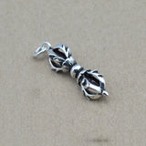 925 Silver Vajra Buddhist Instruments Unisex Pendant