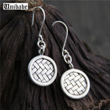 Vintage Thai 925 Sterling Silver Dangle Drop Earrings
