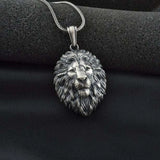Lion Head Pendant Necklace Hip Hop Animal Men's Chain Accessories