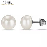 Titanium Small Pearl Ear Studs Girls Earrings Accessory