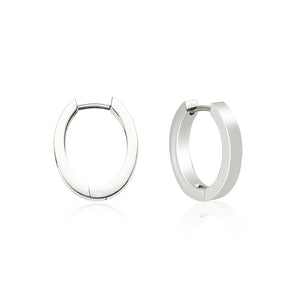 Titanium Hoop Earrings Hypoallergenic Round Jewelry