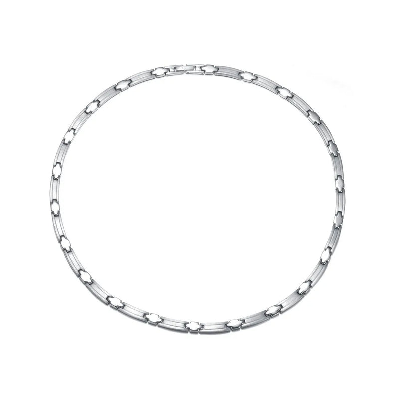 Pure Titanium Necklace with Health Stone for Men Chain
