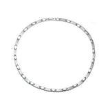 Pure Titanium Necklace with Health Stone for Men Chain