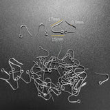 Titanium Plug Earrings DIY Set Circle Hooks 10/20/50/100 Pcs