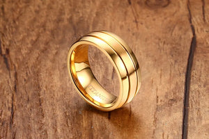 8mm Titanium Ring Matte Finish US Size 9 10 11 12