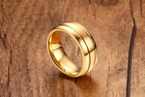 8mm Titanium Ring Matte Finish US Size 9 10 11 12