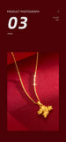 Yellow Rabbit Pendant Necklace for Women