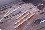 Copper Rod Tassel Stud Earrings DIY Accessories