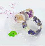 Transparent Silicone Round Bracelet Mould For Resin Real Flower DIY Mold