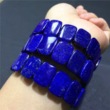 Natural Lapis Lazuli Hand Row Bracelet