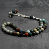 Natural Desert Agate 9.6mm 33 Rosary Beads Muslim Tasbih Prayer Beads