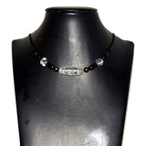 Natural Tibetan 15 Eyes Dzi Beads Necklace with 925 Silver Buckle