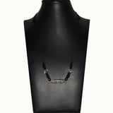 Natural Tibetan 15 Eyes Dzi Beads Necklace with 925 Silver Buckle