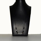 Natural Tibetan 15 Eyes Dzi Beads Necklace with 925 Silver Buckle