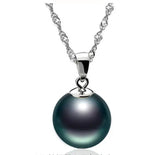 S925 Silver Pearl Pendant Short Clavicle Chain Necklace