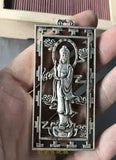 Vintage Silver Plated Antique Silver Pendant Hollow Craft