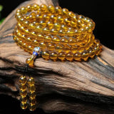 Mexican Amber Bracelet 7a 108 Beads Bangle
