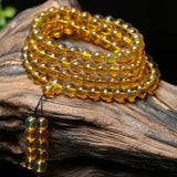 Mexican Amber Bracelet 7a 108 Beads Bangle