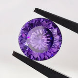 Purple 8mm CZ Beads 2CT Round Shape for Jewelry Making DIY