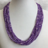 Faceted Jade Stone Beads Choker Necklace for Women