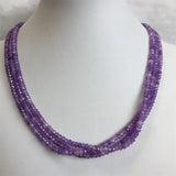 Faceted Jade Stone Beads Choker Necklace for Women
