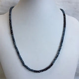 Faceted Jade Stone Beads Choker Necklace for Women