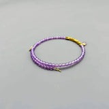 Purple Beaded Wild Female Lace Bracelet