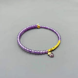Purple Beaded Wild Female Lace Bracelet
