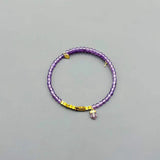 Purple Beaded Wild Female Lace Bracelet