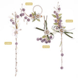 Purple Bell Orchid Hair Pins & Clips Chinese Retro Hanfu Dress Jewelry