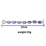 Purple Champagne Crystal Choker Necklace Statement Large Collar Jewelry