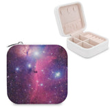 Purple Galaxy Jewelry Storage Box Square Earrings Ring Pendant Display Case