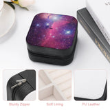 Purple Galaxy Jewelry Storage Box Square Earrings Ring Pendant Display Case