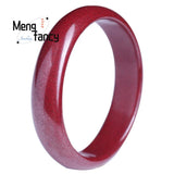 Purple Sand Raw Cinnabar Bracelet Retro Charms Women Bangle
