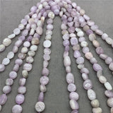Natural Purple Kunzite Loose Irregular Gravel Beads DIY Jewelry