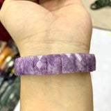Lepidolite Gemstone Bracelet Natural Bangle