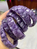 Purple Lepidolite Gemstone Bracelet for Women
