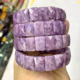 Purple Lepidolite Gemstone Bracelet for Women