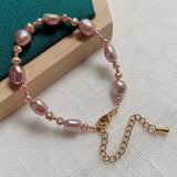Natural Freshwater Pearl Bracelets Irregular Nuggets Charm Baroque Pearl