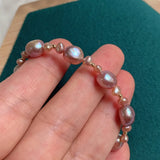 Natural Freshwater Pearl Bracelets Irregular Nuggets Charm Baroque Pearl