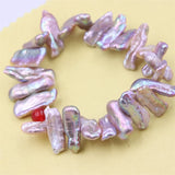 Baroque Waterfresh Pearl Bracelets Elastic Rope Jewelry For Women