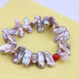 Baroque Waterfresh Pearl Bracelets Elastic Rope Jewelry For Women