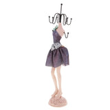 Purple Retro Shoe Jewellery Storage Stand Mannequin Jewelry Display Holder