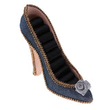 Purple Retro Shoe Jewellery Storage Stand Mannequin Jewelry Display Holder