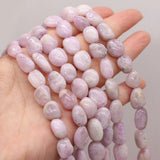 Purple Spodum Bead Natural Stone Loose Beads 10-12 MM DIY Jewelry Making