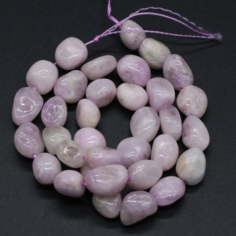 Purple Spodum Bead Natural Stone Loose Beads 10-12 MM DIY Jewelry Making