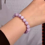 Purple Spodumene Bracelets Charms Jewelry Beads Making Gift